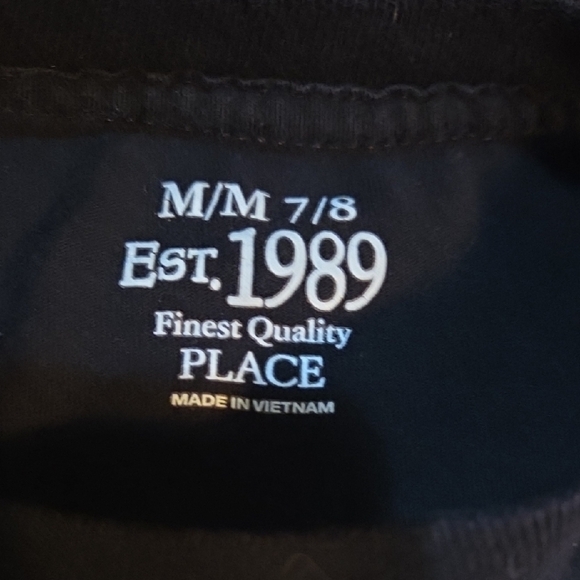 Finest Quality Place Black and White Skeleton Long Sleeve Tee Size M 7/8 - Picture 2 of 2